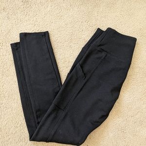 Lou & Grey black ponte leggings size small